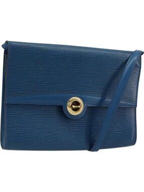 LOUIS VUITTON Epi Pochette Arche Shoulder Bag Blue M52575
